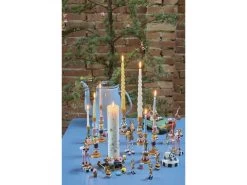 Golden Stars Kalenderkerze -Heimdekoration Rabatt 13153 env 2 2202 high