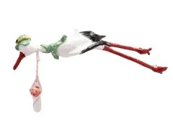 Storch Rasmus Mädchen Figur -Heimdekoration Rabatt 14000 high