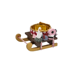 Zuckerwagen Kerzenhalter F/Blockkerzen