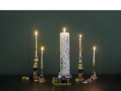 Zuckerwagen Kerzenhalter F/Blockkerzen -Heimdekoration Rabatt 15705 env 3 high