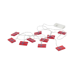 LED-kette Norwegischen Flaggen