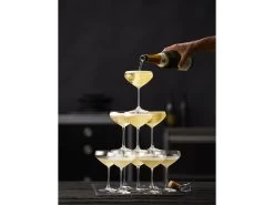 Lyngby Glas Juvel Champagner-Schale 4 Stck. -Heimdekoration Rabatt 916180 env 8 high